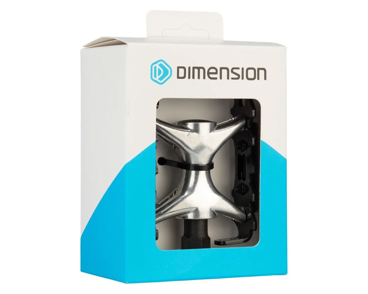 MSW Dimension Mountain Compe Pedals (Black/Silver) - view 3